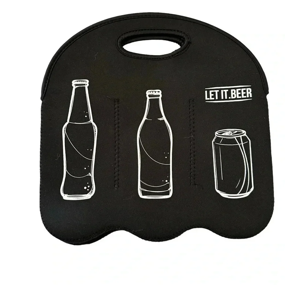 6 Pack Bottle Carrier Insulated Neoprene Beer Bottle Holder for Travel